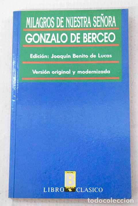 Livres: Milagros de Nuestra Se&ntilde;ora.- Gonzalo de Berceo