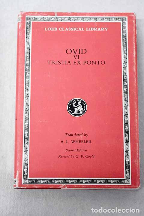 Libros: Tristia Ex Ponto: Ovidio Nas&oacute;n, Publio.- Ovidio Nas&oacute;n, Publio