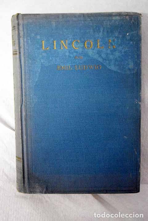 books: Lincoln: Ludwig, Emil.- Ludwig, Emil