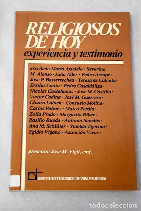 Libros: Religiosos de hoy: experiencia y testimonio