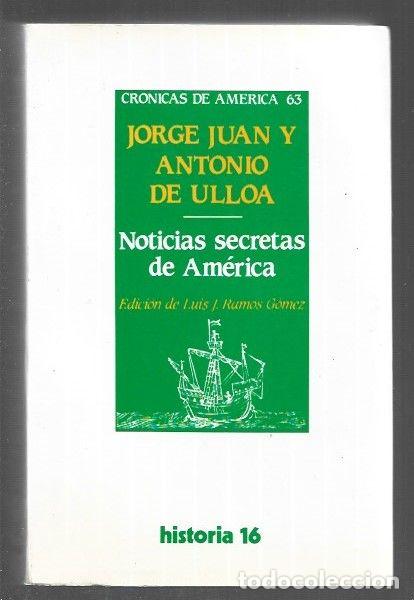 B&uuml;cher: NOTICIAS SECRETAS DE AMERICA - SANTACILIA, JORGE JUAN Y ANTONIO DE ULLOA