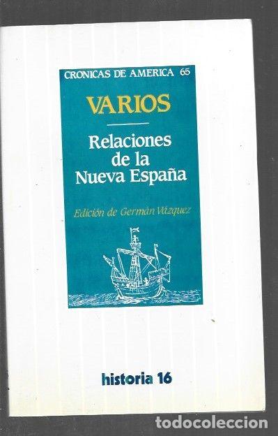 Livros em segunda m&atilde;o: RELACIONES DE LA NUEVA ESPA&Ntilde;A - VARIOS