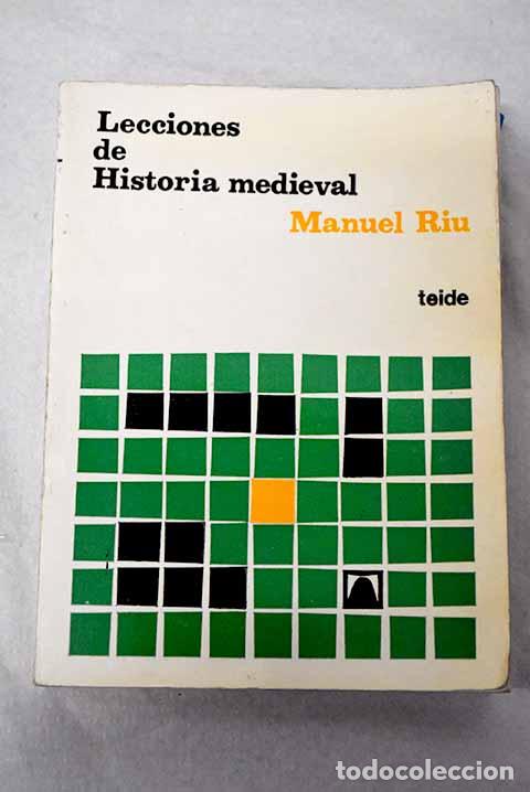 Livros em segunda m&atilde;o: Lecciones de Historia medieval.- Riu, Manuel