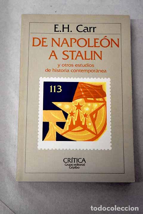 books: De Napole&oacute;n a Stalin y otros estudios de historia contempor&aacute;nea.- Carr, Edward Hallet