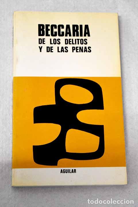 books: De los delitos y de las penas.- Beccaria, Cesare