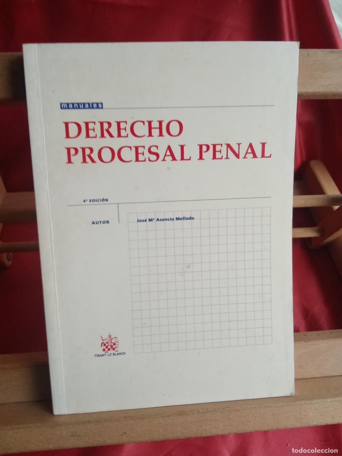 Libros: Derecho procesal penal. Jos&eacute; M&ordf; Asencio Mellado L.31642-1498