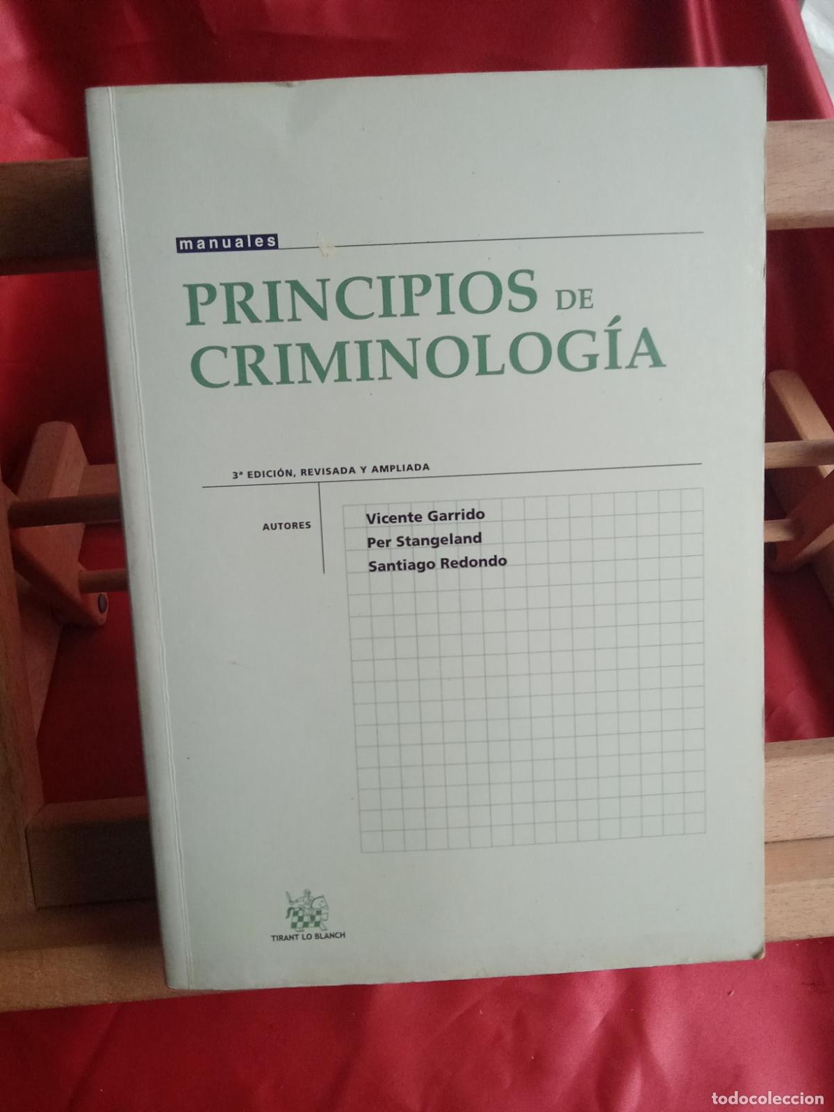 B&uuml;cher: Principios de criminolog&iacute;a. Vicente Garrido y otros autores L.31642-1499
