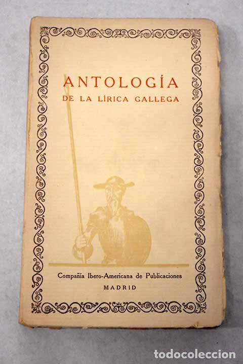 Libros: Antolog&iacute;a de la l&iacute;rica gallega