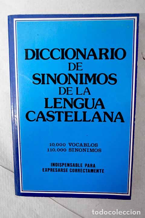 Libros: Diccionario de sin&oacute;nimos de la lengua castellana.- Mateo Blanco, Joaqu&iacute;n