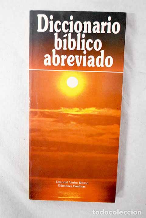 Libros: Diccionario b&iacute;blico abreviado