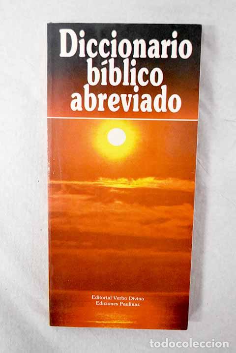 Libros: Diccionario b&iacute;blico abreviado