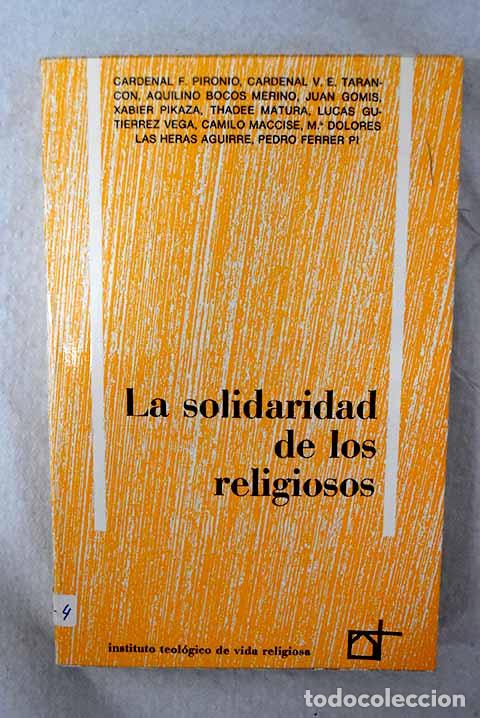 Libros: La solidaridad de los religiosos: afirmaci&oacute;n y discernimiento
