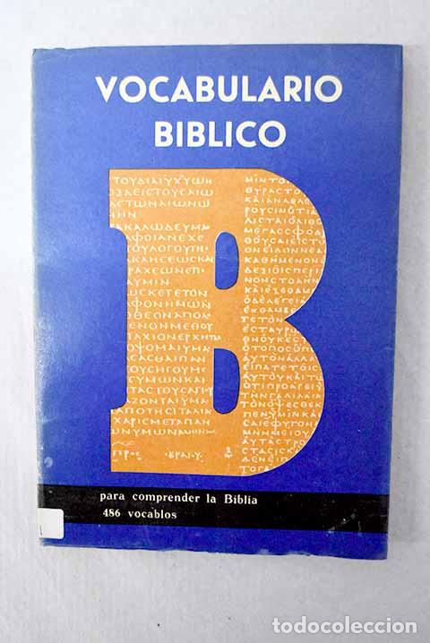books: Vocabulario b&iacute;blico: Bonsirven, Joseph.- Bonsirven, Joseph