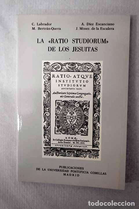books: La Ratio studiorum de los jesuitas