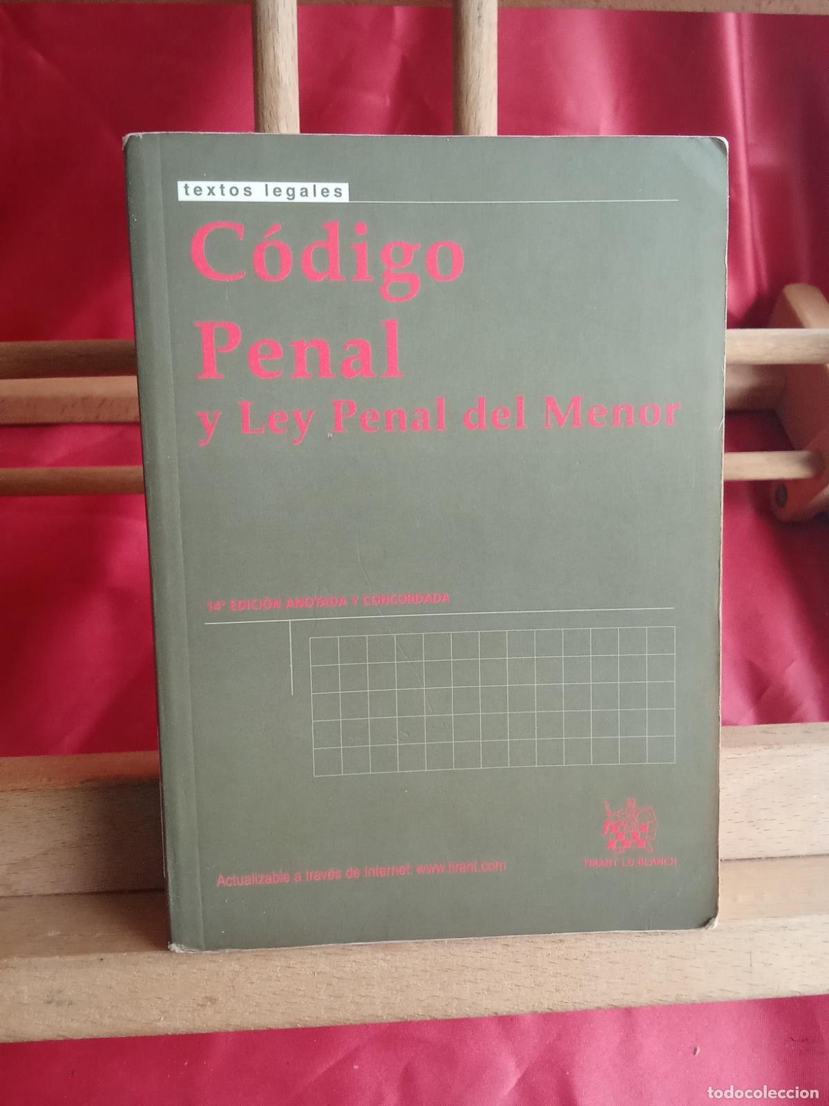 books: C&oacute;digo penal y ley penal del menor L.31642-1518