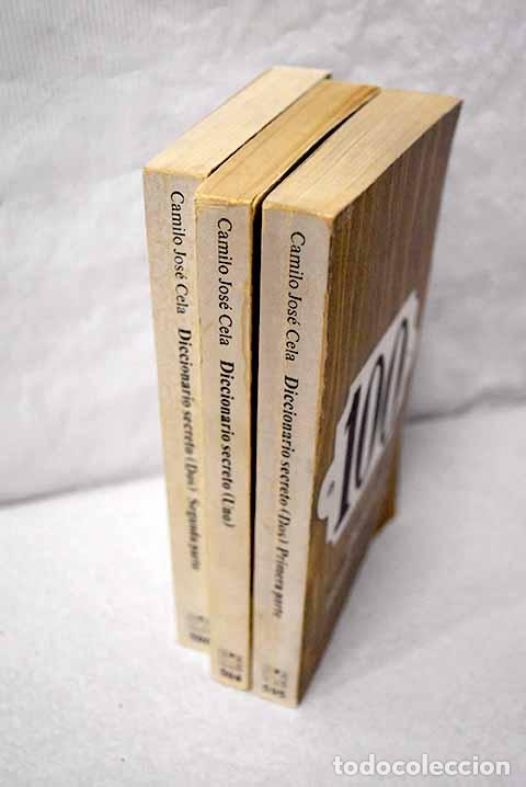 Libros: Diccionario secreto: Cela, Camilo Jos&eacute;.- Cela, Camilo Jos&eacute;