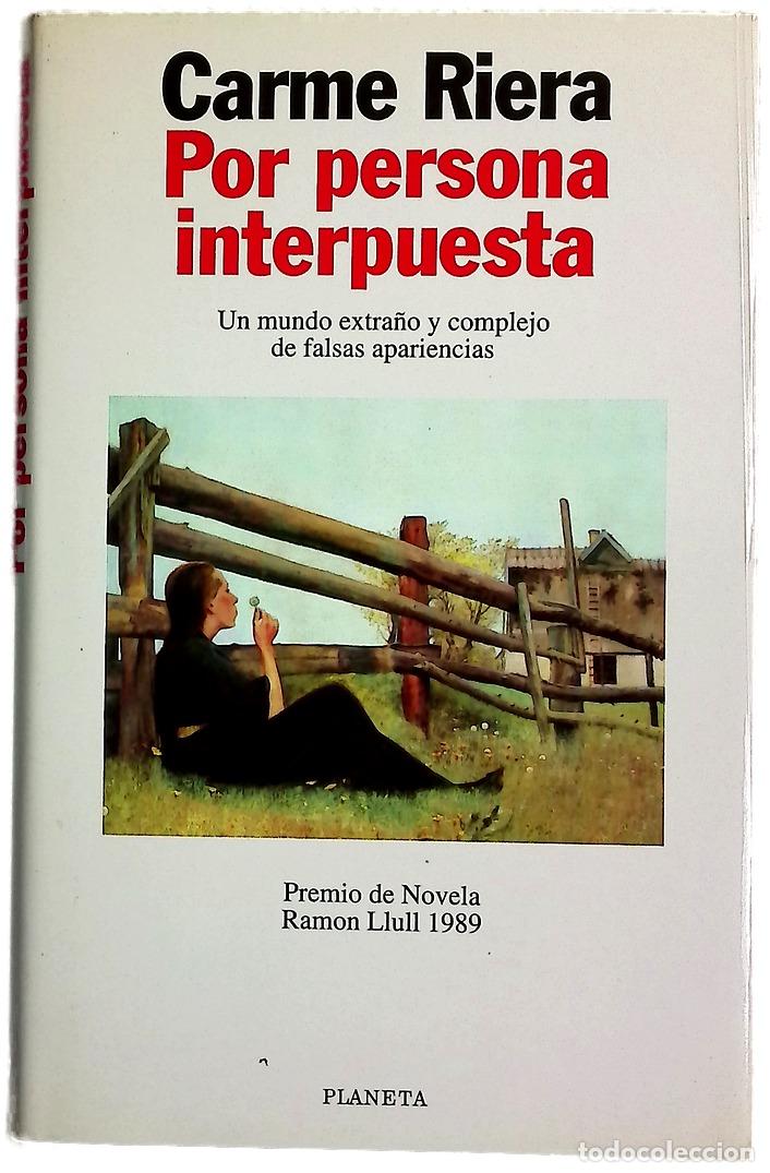 Livros em segunda m&atilde;o: Por persona interpuesta - Riera, Carme