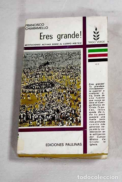Libri di seconda mano: Eres grande: meditaciones activas sobre el Cuerpo Mistico.- Chiaramello, Francisco