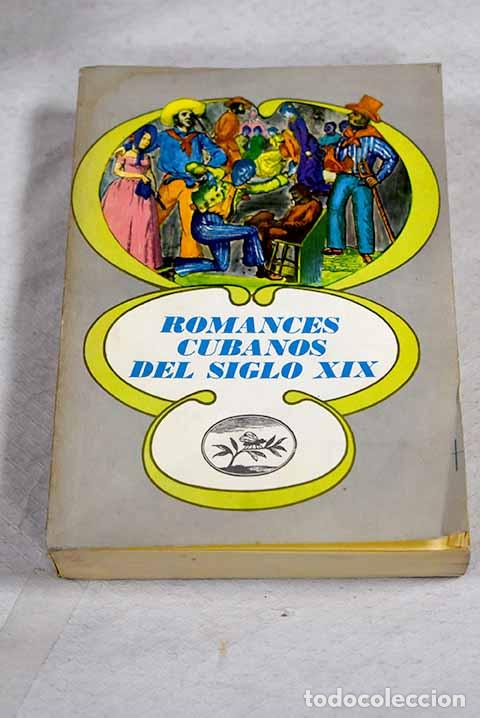 Libros: Romances cubanos del siglo XIX