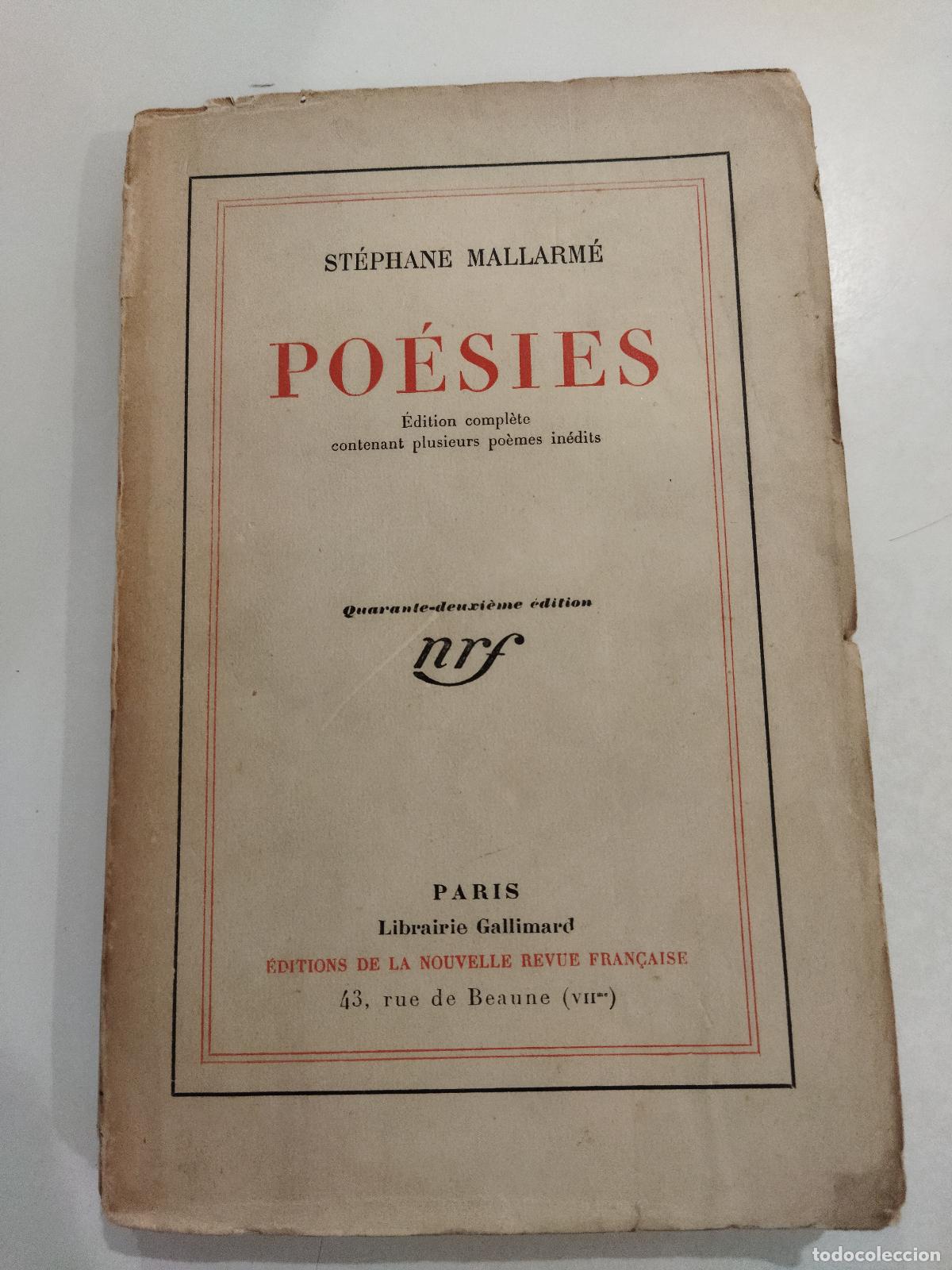 B&uuml;cher: POESIES - MALLARM&Eacute; , ST&Eacute;PHANE
