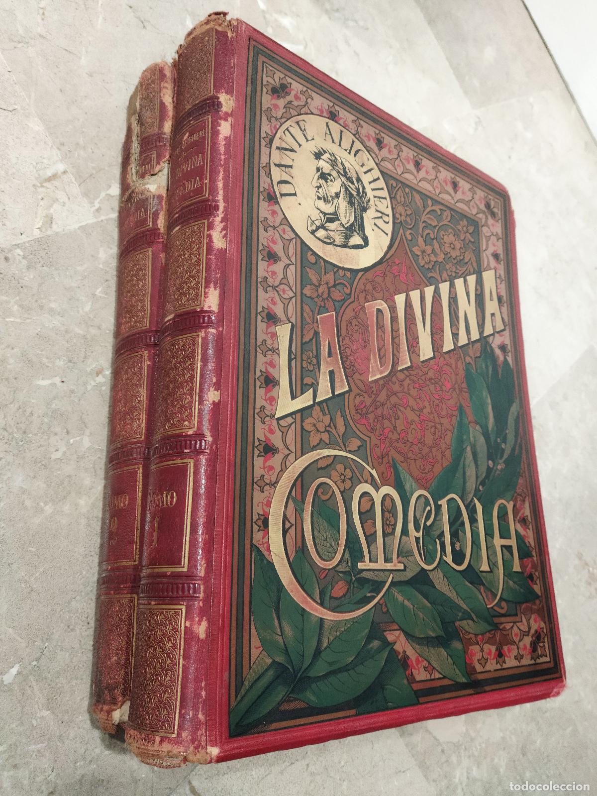 books: LA DIVINA COMEDIA. 2 VOL. ILUSTRADA POR GUSTAVO DORE. - ALIGHIERI, DANTE