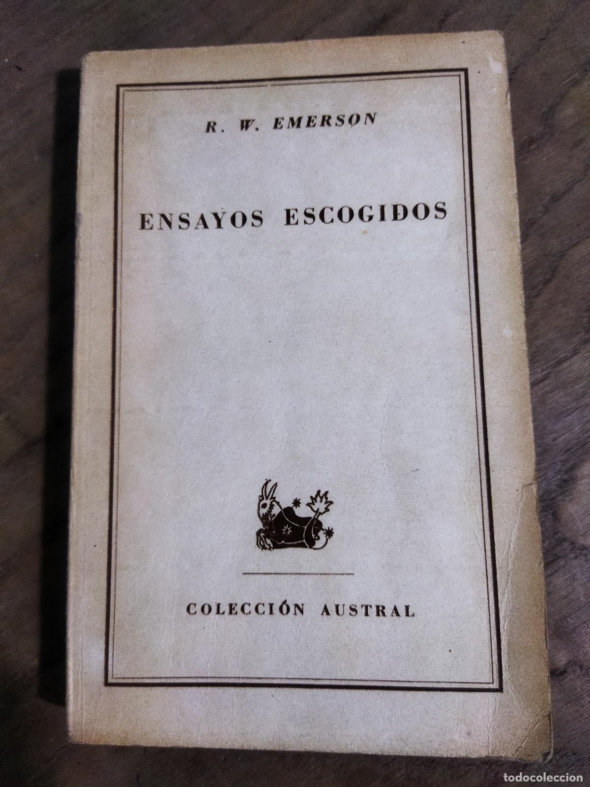 Livres: ENSAYOS ESCOGIDOS - EMERSON, R. W.