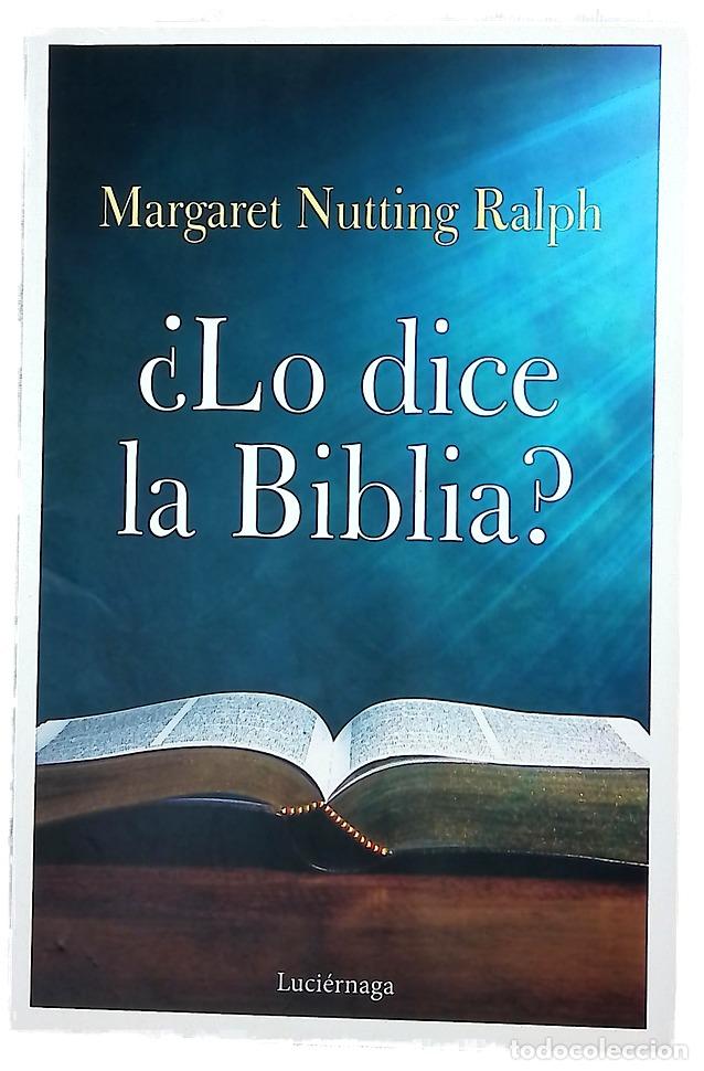Libri di seconda mano: &iquest;Lo dice la Biblia? - Ralph, Margaret Nutting; Ravent&oacute;s Ruiz, Eva