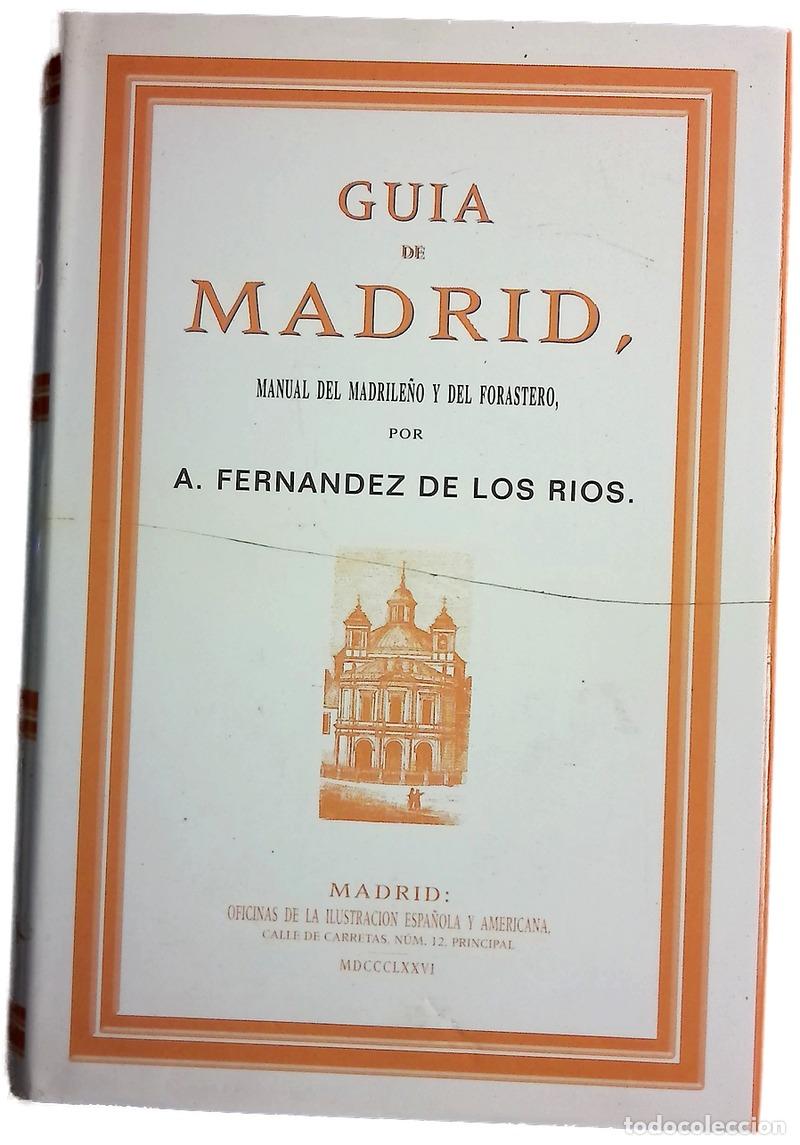 Libros: Gu&iacute;a de Madrid manual del madrile&ntilde;o y del forastero