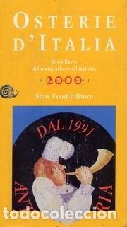 Livros em segunda m&atilde;o: Osterie d'Italia 2000- 9788886283700