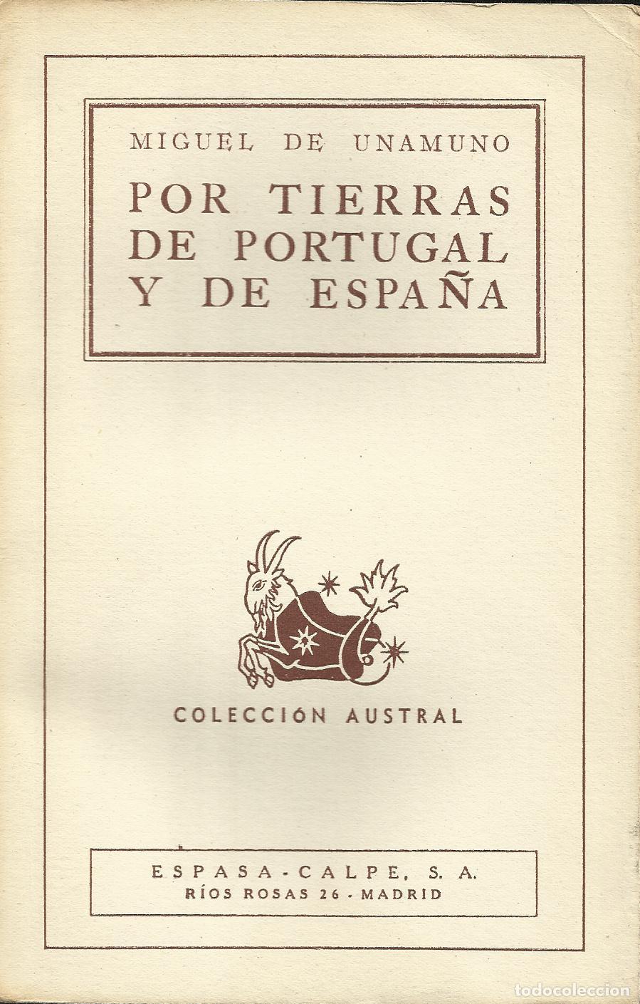 Libri di seconda mano: POR TIERRAS DE ESPA&Ntilde;A Y PORTUGAL - UNAMUNO, MIGUEL DE