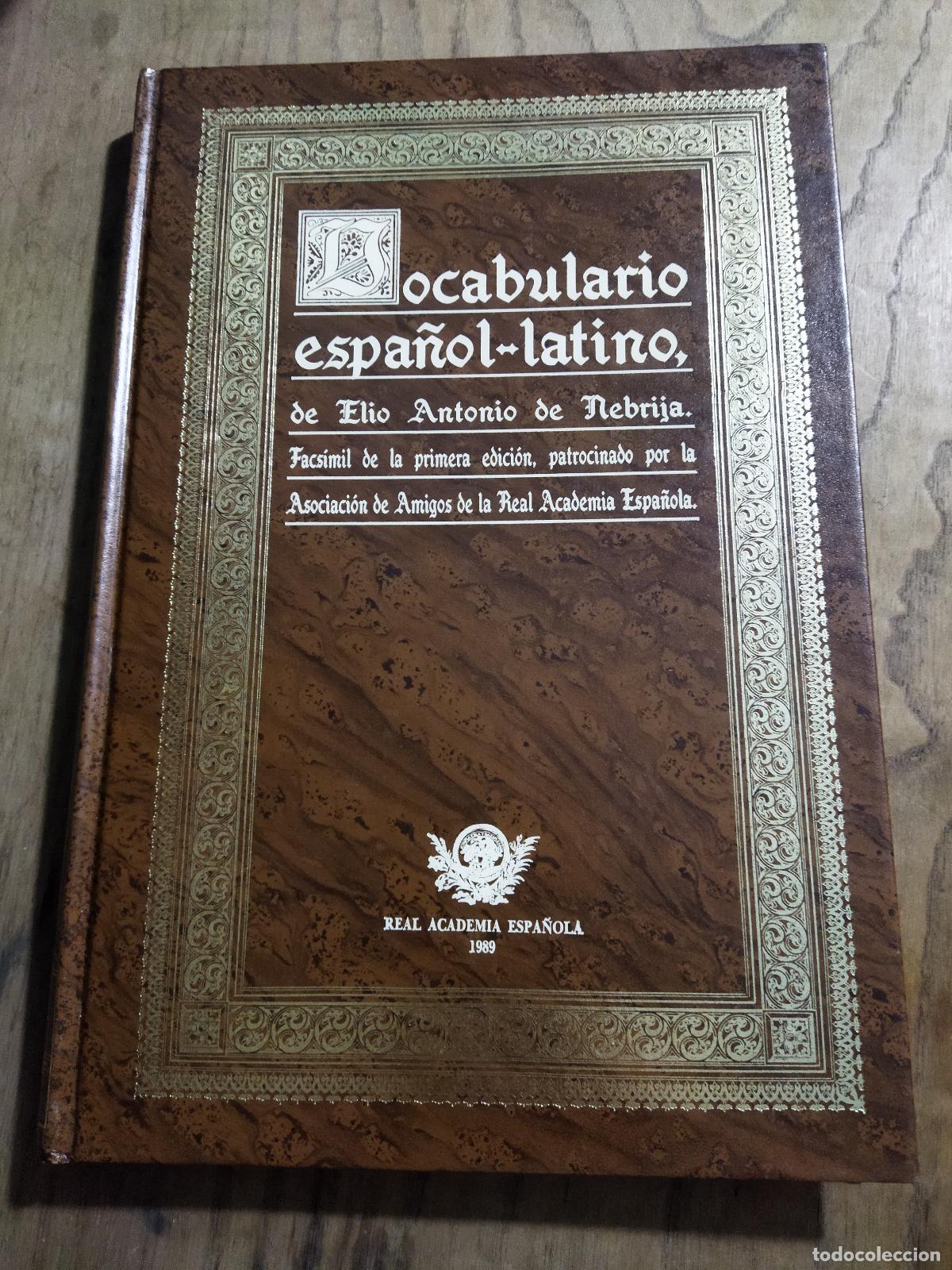 books: VOCABULARIO ESPA&Ntilde;OL-LATINO - DE NEBRIJA, ELIO ANTONIO