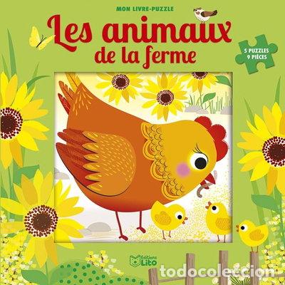 Livros em segunda m&atilde;o: Les animaux de la ferme: 5 puzzles 9 pi&egrave;ces- 9782244302782