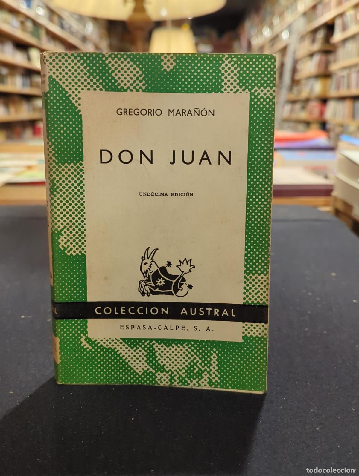 Livros em segunda m&atilde;o: Don Juan - Gregorio Mara&ntilde;on