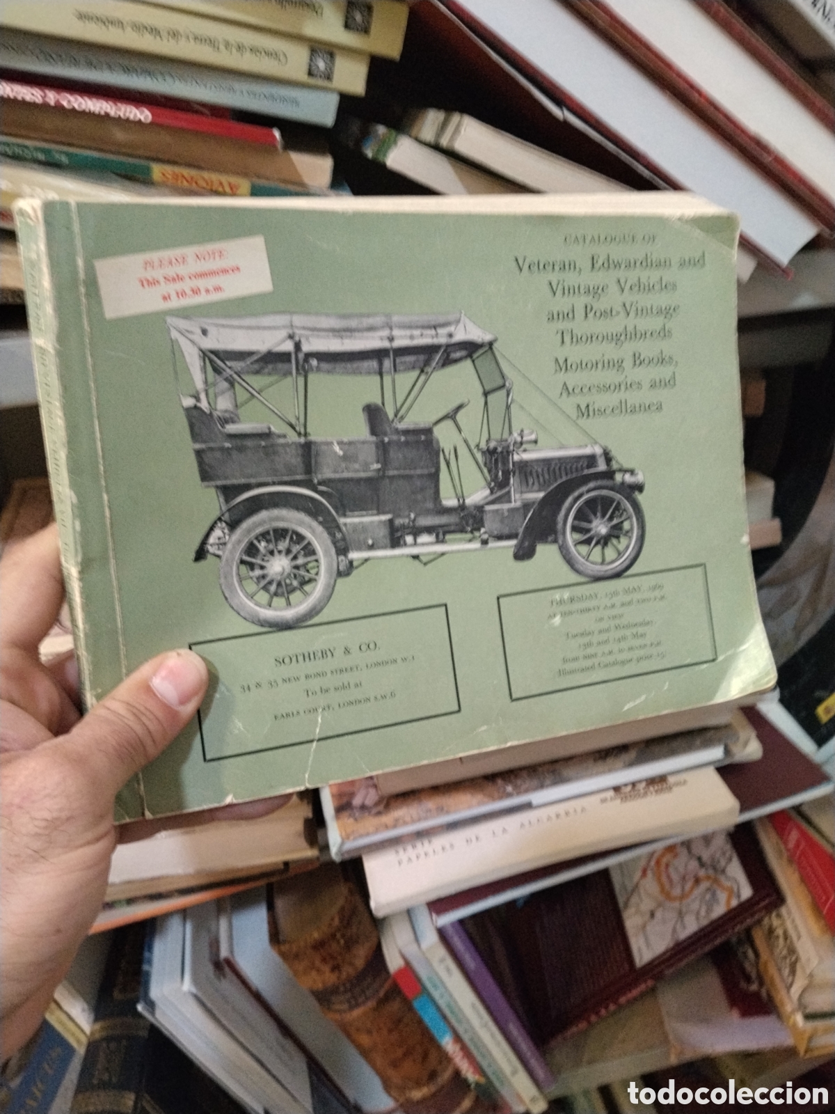 Libros: CATALOGUE  OF VETERAN VEHICLES AND POST - VINTAGE  THOROUGHBREDS  MOTORING BOOKS ,ACCESSORIES AND MI