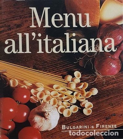 B&uuml;cher: Menu all'italiana- 9788823414532