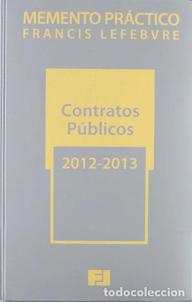 Libros: Memento Pr&aacute;ctico Contratos P&uacute;blicos 2012-2013- 9788415056324