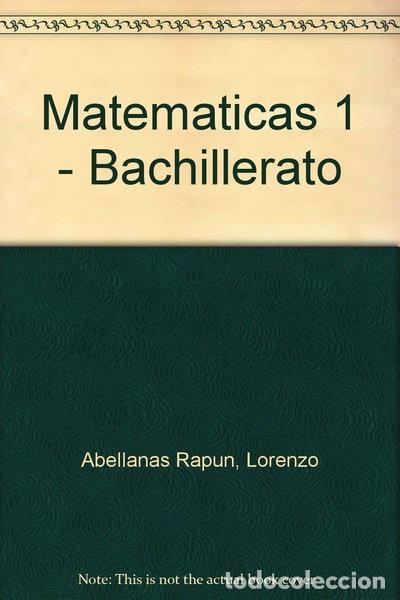 Libros: Matem&aacute;ticas 1 - Bachillerato- 9788448117252