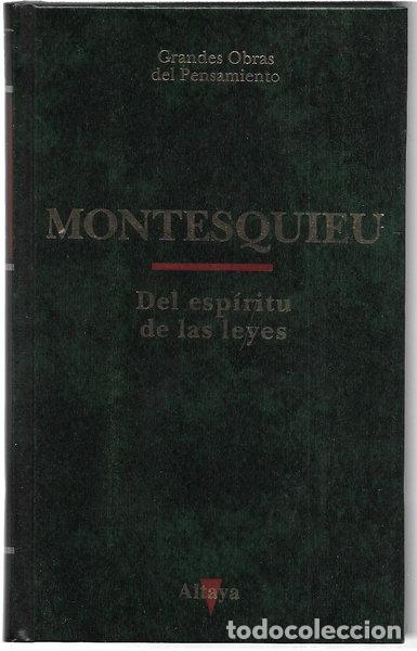 Livres: Del esp&iacute;ritu de las leyes- 9788448701291