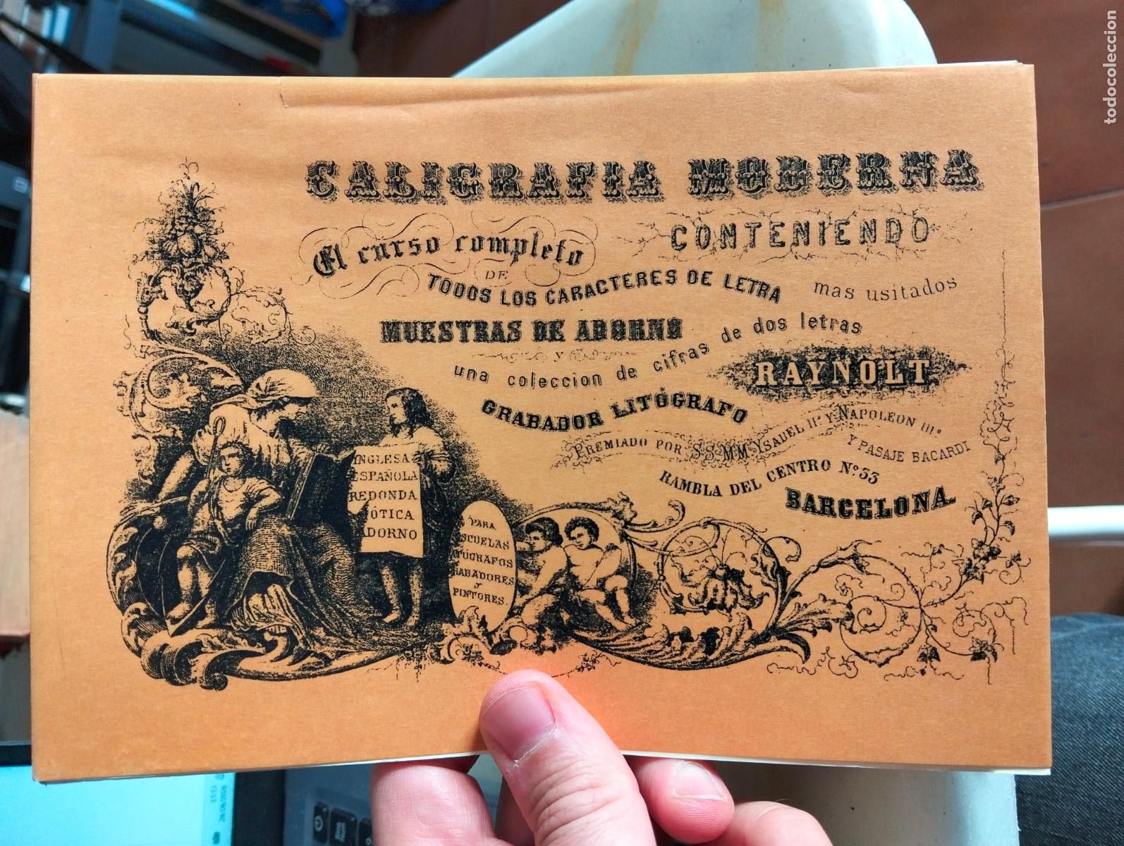 Libros: Caligrafia Moderna, Curso Completo, Raynolt, Barcelona, s/f. ed. en 1994. VISITA MI CATALOGO