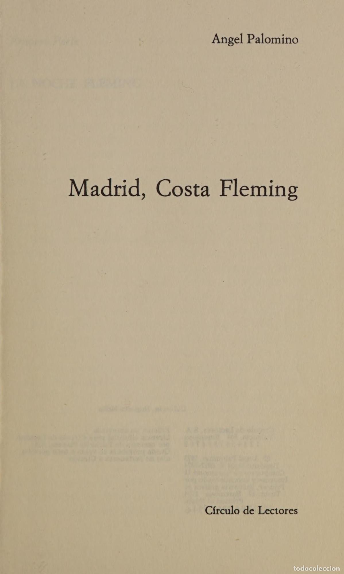 B&uuml;cher: MADRID COSTA FLEMING [LIBRARY BINDING] ANGEL PALOMINO -