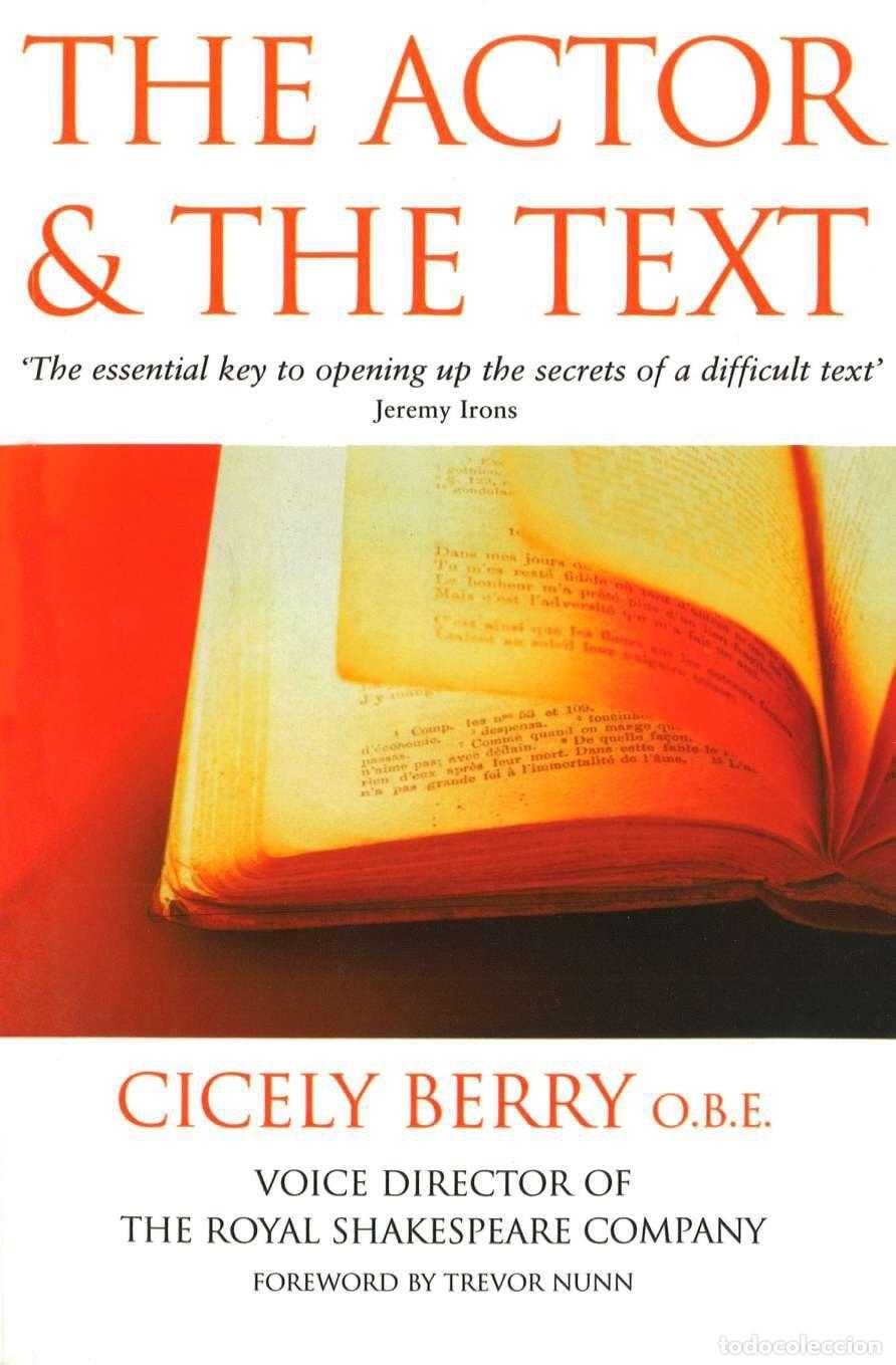 B&uuml;cher: THE ACTOR AND THE TEXT [PAPERBACK] BERRY, CICELY -