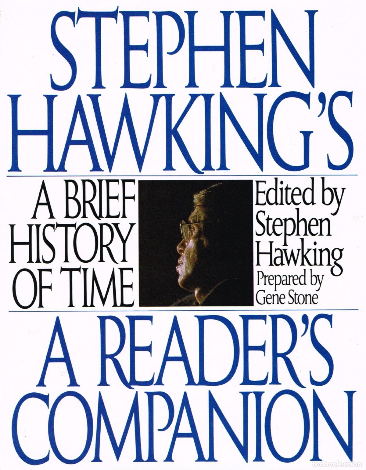 Libros: A BRIEF HISTORY OF TIME: A READERS COMPANION HAWKING, STEPHEN -
