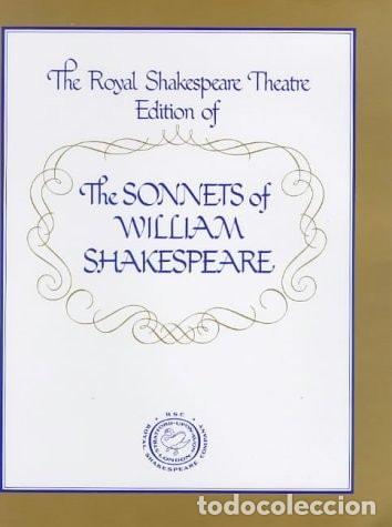 Libros: ROYAL SHAKESPEARE THEATRE EDITION (THE SONNETS) SHAKESPEARE, WILLIAM AND MARNS, FREDERICK -
