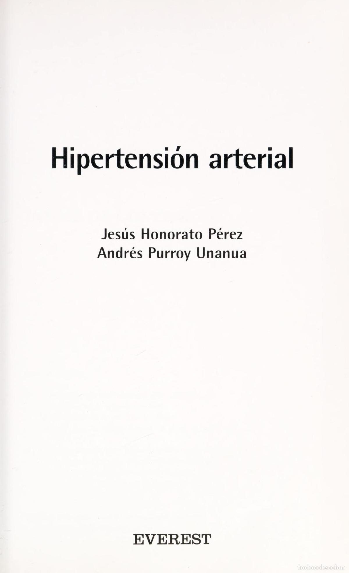 Libros: HIPERTENSI&Oacute;N ARTERIAL - Purroy Unanua Andr&eacute;s. Honorato P&eacute;rez Jes&uacute;s