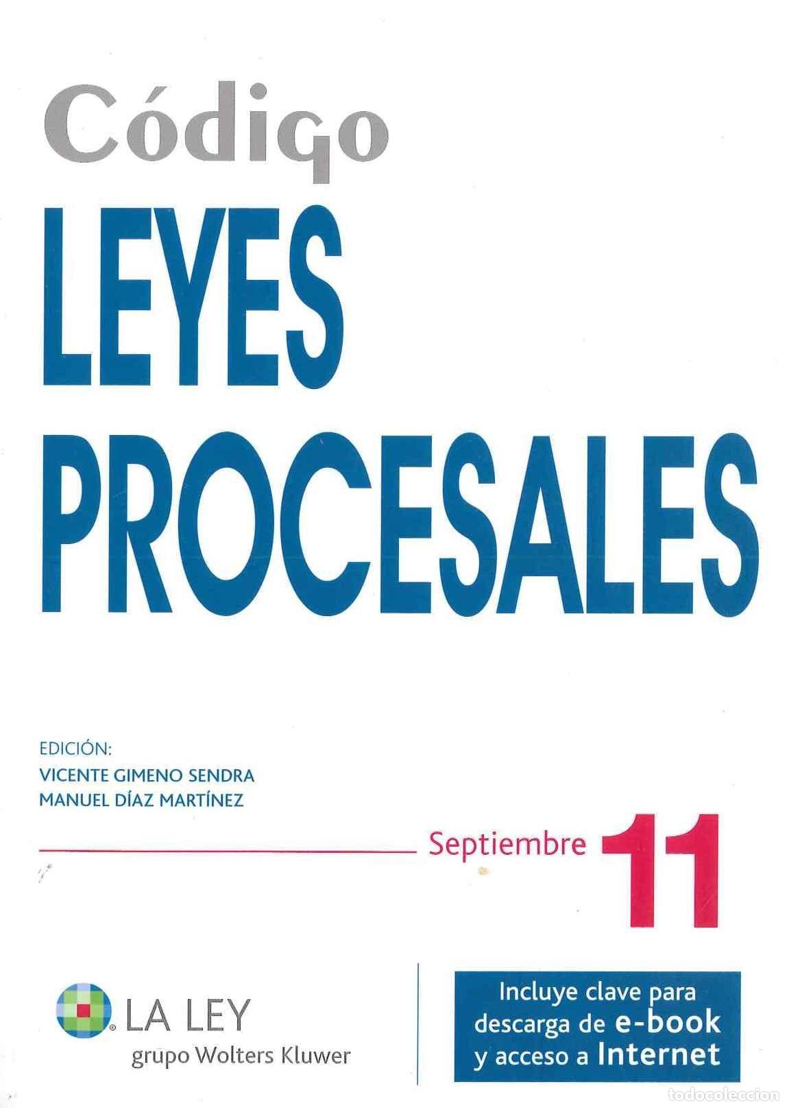 Libros: C&Oacute;DIGO LEYES PROCESALES 2011 - Redacci&oacute;n La Ley