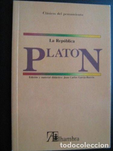 books: REPUBLICA,LA (PLATON) PLATON AND ALHAMBRA -