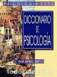 B&uuml;cher: DICCIONARIO DE PSICOLOGIA / PSYCHOLOGY DICTIONARY (OBRAS DE PSICOLOGIA / PSYCHOLOGY WORKS) SAZ, ISAB