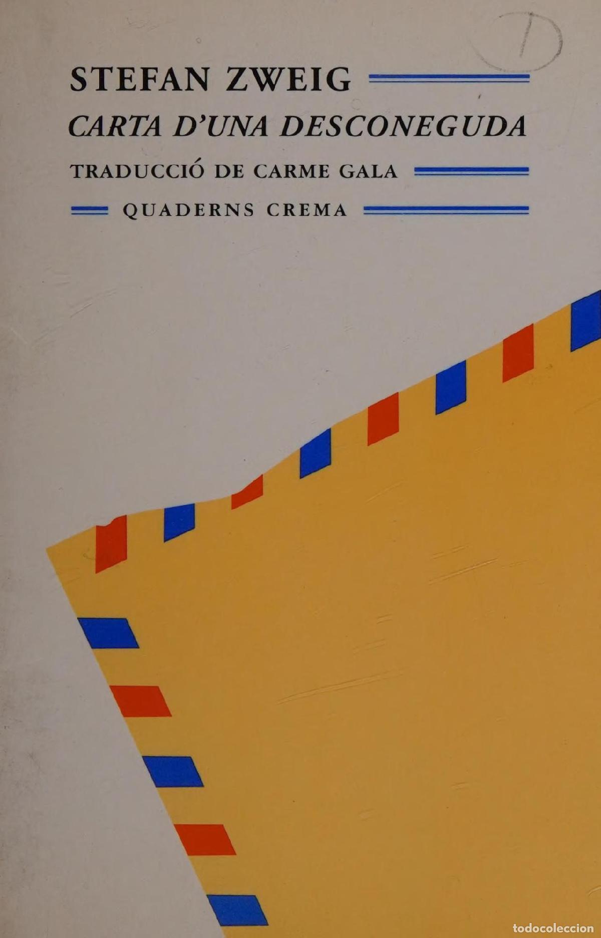 B&uuml;cher: CARTA D'UNA DESCONEGUDA - Zweig, Stefan