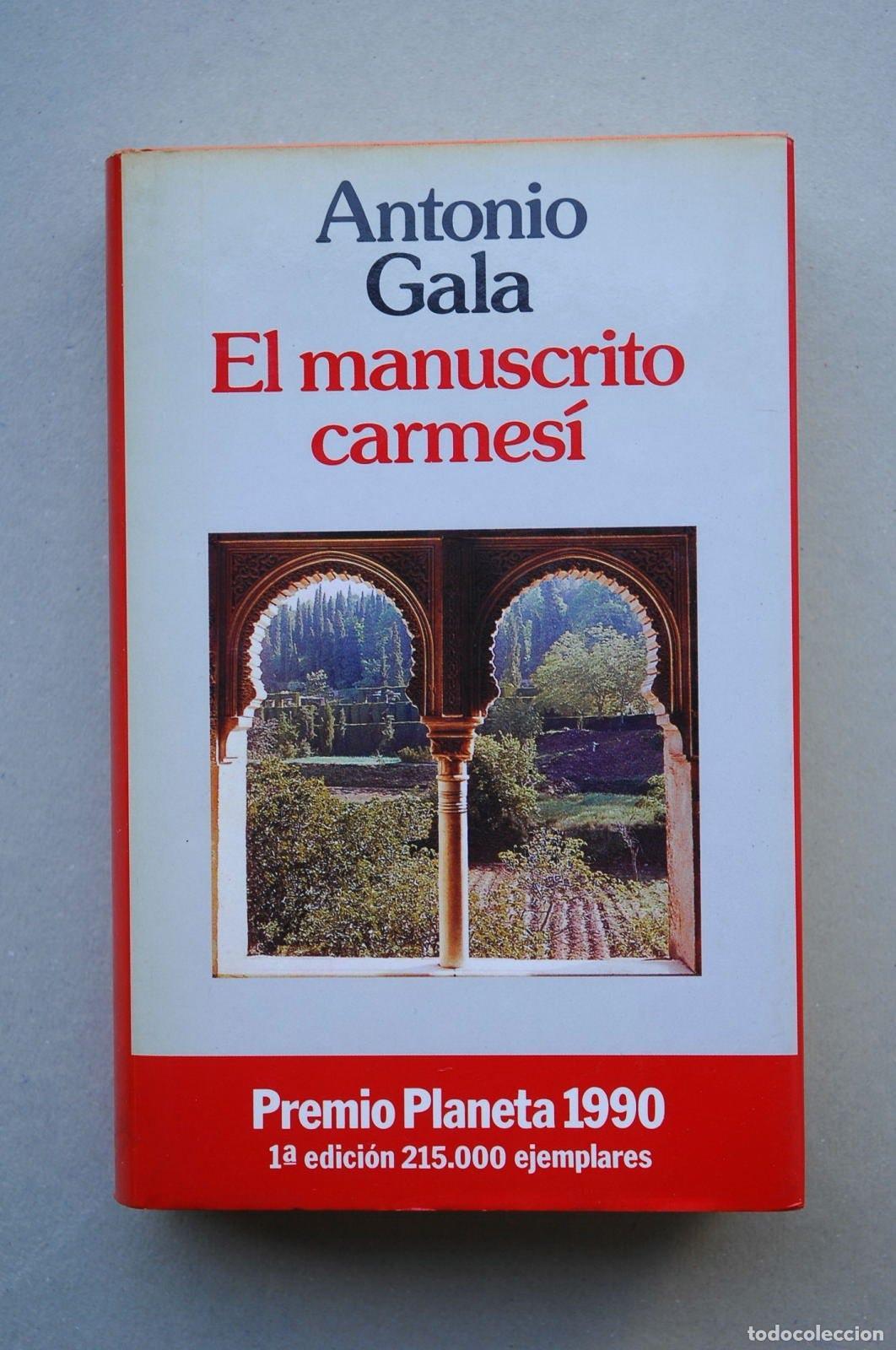 Libros: EL MANUSCRITO CARMESI (LOS JET DE PLAZA & JANES]) GALA, ANTONIO -