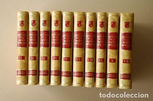 Libri di seconda mano: HISTORIA DE LA REGION MURCIANA. (11 VOL&Uacute;MENES). [TAPA DURA] VV. AA. -